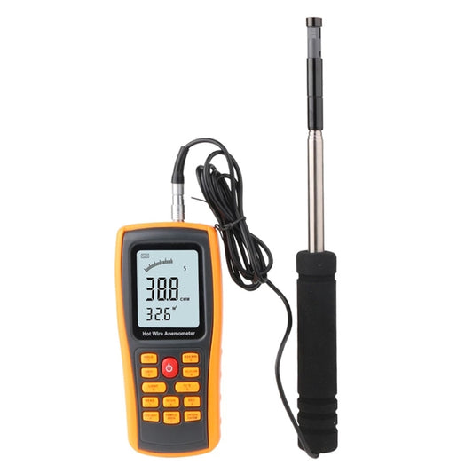 BENETECH GM8903 2.6 inch LCD Screen Digital Hot Wire Wind Speed Wind Temperature Anemometer, GM8903