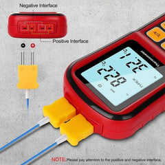 BENETECH GM1312 2.4 inch LCD Screen Thermocouple Thermometer Measure J,K,T,E,N and R Type, Measure Range: -50~300C