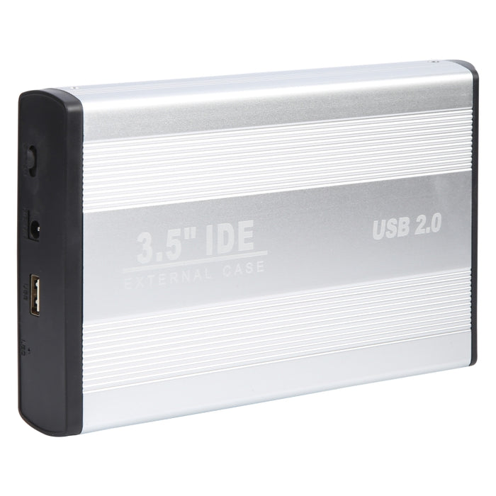 3.5 Inch IDE HDD External Enclosure Aluminium USB Case