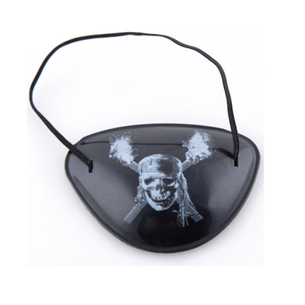 Halloween Props Plastic Pirate Eye Patches, Random Pattern Delivery, Pirate Eye Patches