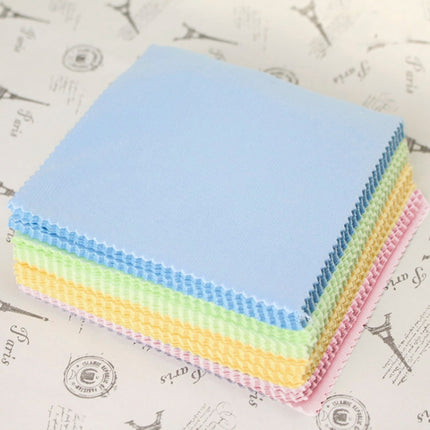 2400 PCS Soft Microfiber Dust Cloth for Mobile Phones, eyeglasses, 5x7cm Dust Cloth