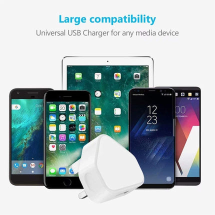5V / 1A UK Plug USB Charger