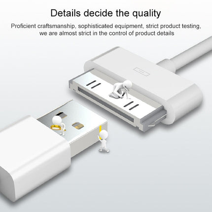 2m 30 Pin Data Sync Cable For iPhone 4 & 4S, iPhone 3GS / 3G, iPad 3 / iPad 2 / iPad