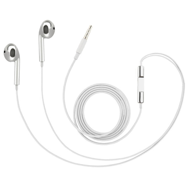 3.5mm Stereo Electroplating Wire Control Earphone for Android Phones / PC / MP3 Player / Laptops