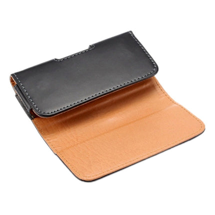 Crazy Horse Texture Vertical Flip Leather Case / Waist Bag with Back Splint for iPhone 5G