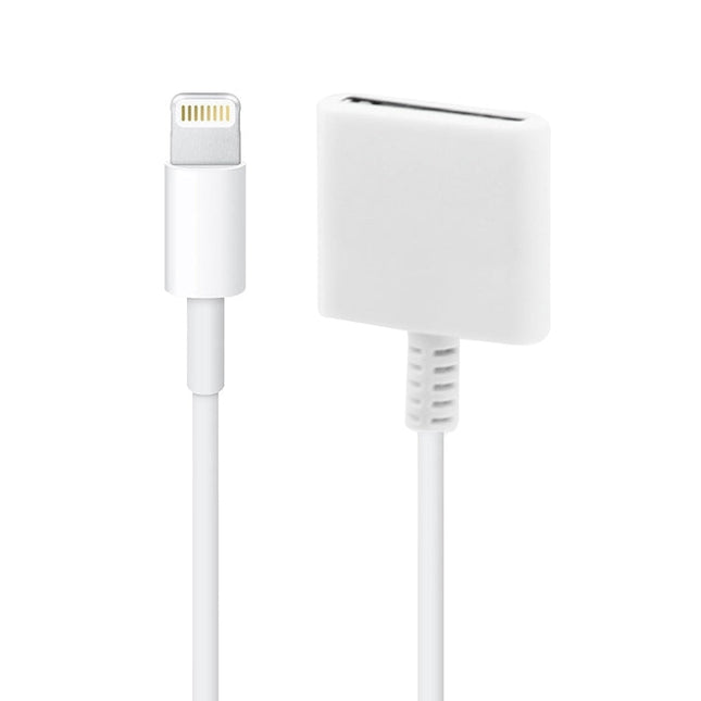 8 Pin Male to 30 Pin Female Sync Data Cable Adapter, Cable Length: 14cm, 14cm 8 Pin Male to 30 Pin