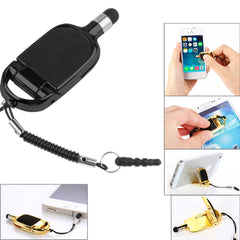 5 in 1 Multi-functional High-Sensitive Capacitive Stylus Pen / Touch Pen with Mobile Phone Holder