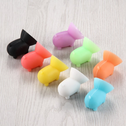 Lovely Pig Shape with Sucker Phone Holder, Random Color Delivery