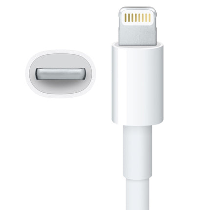 USB to 8 Pin Multiple Strands TPE Sync Data / Charging Cable, Cable Length: 1m