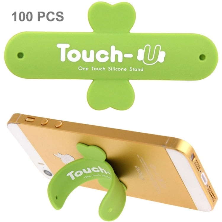 100 PCS Touch-u One Touch Universal Silicone Stand Holder