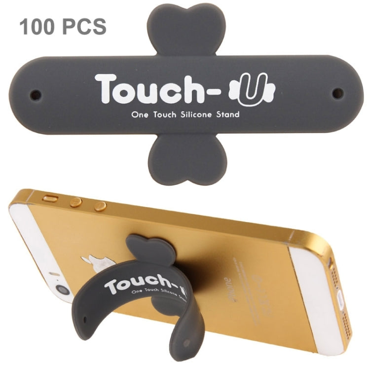 100 PCS Touch-u One Touch Universal Silicone Stand Holder