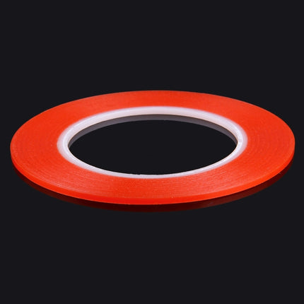 3mm Width Double Sided Adhesive Sticker Tape for iPhone / Samsung / HTC Mobile Phone Touch Panel Repair,  Length: 25m (Red), Width: 3mm(Red)