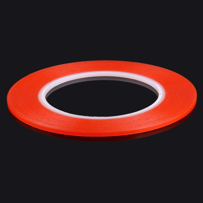 3mm Width Double Sided Adhesive Sticker Tape for iPhone / Samsung / HTC Mobile Phone Touch Panel Repair,  Length: 25m (Red), Width: 3mm(Red)