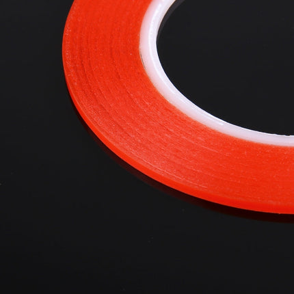 3mm Width Double Sided Adhesive Sticker Tape for iPhone / Samsung / HTC Mobile Phone Touch Panel Repair,  Length: 25m (Red), Width: 3mm(Red)