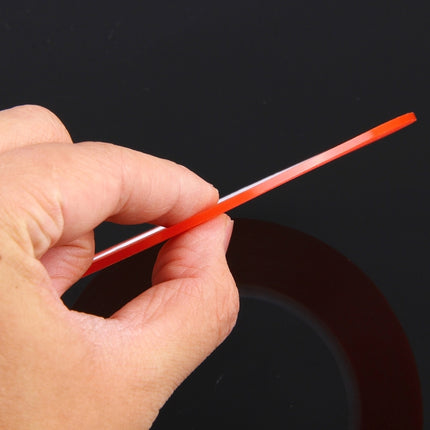 2mm Width Double Sided Adhesive Sticker Tape for iPhone / Samsung / HTC Mobile Phone Touch Panel Repair,  Length: 25m (Red), Width: 2mm(Red)
