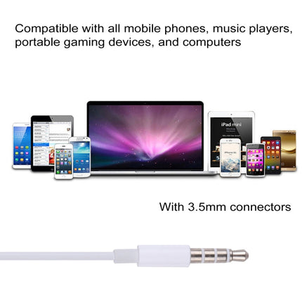 EarPods Wired Headphones Earbuds with Wired Control & Mic, White, Rose Gold, Red, Blue, Black, Green, Orange, Magenta