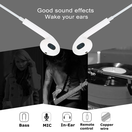 3.5mm Wired Earphone for Android Phones / PC / MP3 Player / Laptops, Cable Length:1.2m