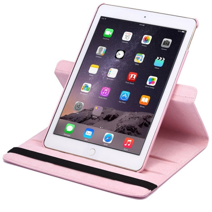 360 Degree Rotation Litchi Texture Flip Leather Case with 2 Gears Holder for iPad Air 2, For iPad Air 2