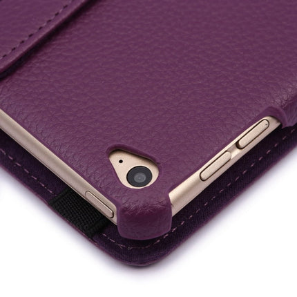 360 Degree Rotation Litchi Texture Flip Leather Case with 2 Gears Holder for iPad Air 2, For iPad Air 2