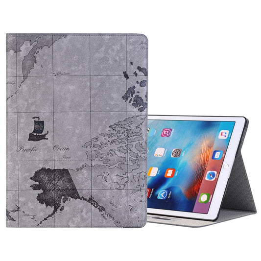 Retro World Map Pattern Leather Case with Holder & Card Slots & Wallet for iPad Air 2, Random Delivery