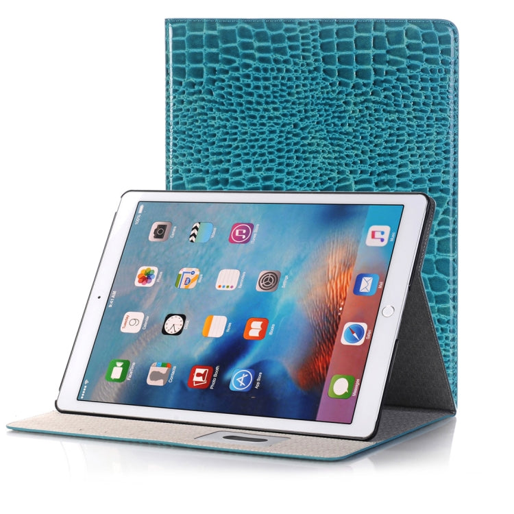 Crocodile Texture Horizontal Flip Leather Case with Holder & Card Slots & Wallet for iPad Air 2