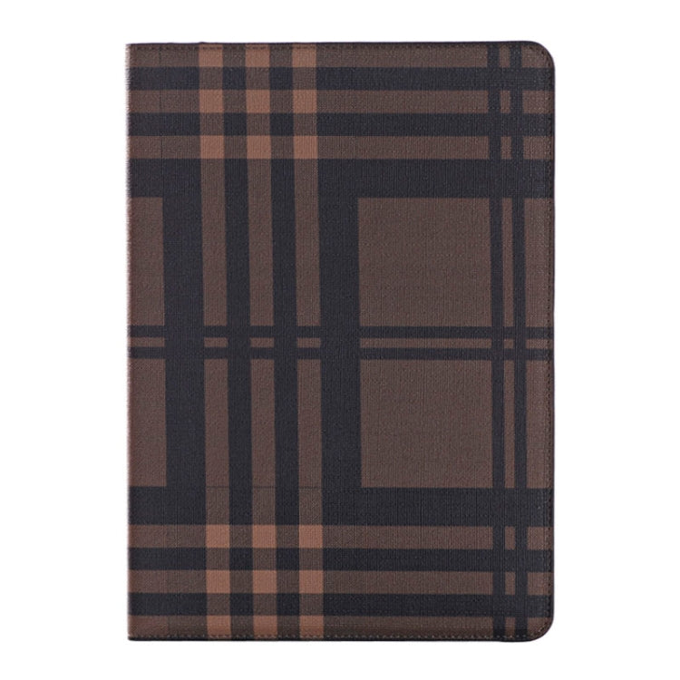 Plaid Texture Leather Case with Holder & Card Slots & Money Pocket for iPad Air 2