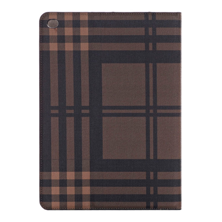 Plaid Texture Leather Case with Holder & Card Slots & Money Pocket for iPad Air 2