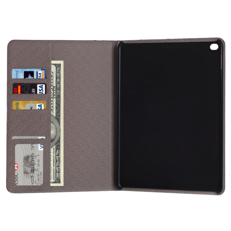 Plaid Texture Leather Case with Holder & Card Slots & Money Pocket for iPad Air 2