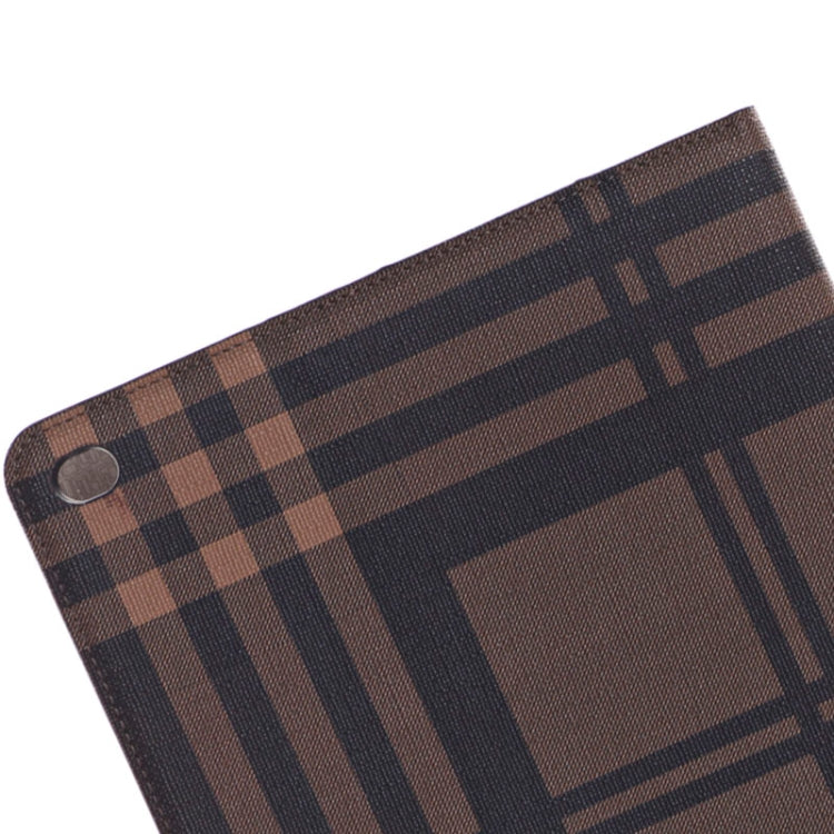 Plaid Texture Leather Case with Holder & Card Slots & Money Pocket for iPad Air 2