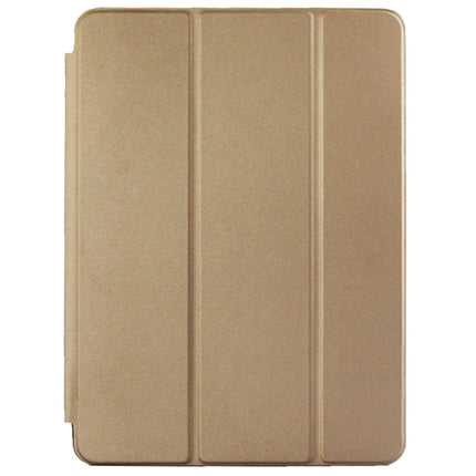 3-fold Naturally Treated Smart Leather Case with Sleep / Wake-up Function & Holder for iPad Air 2