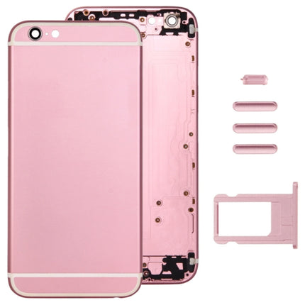Full Assembly  Housing Cover for iPhone 6, Including Back Cover & Card Tray & Volume Control Key & Power Button & Mute Switch Vibrator Key, For 6, For iPhone 6(with side kyes)