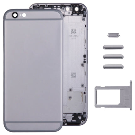 Full Assembly  Housing Cover for iPhone 6, Including Back Cover & Card Tray & Volume Control Key & Power Button & Mute Switch Vibrator Key, For 6, For iPhone 6(with side kyes)
