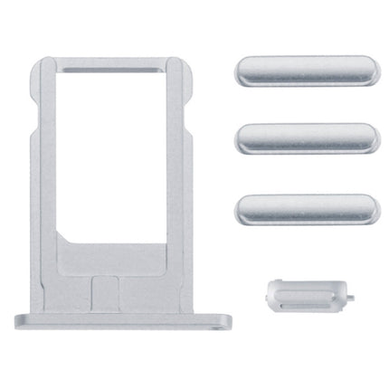 Full Assembly  Housing Cover for iPhone 6, Including Back Cover & Card Tray & Volume Control Key & Power Button & Mute Switch Vibrator Key, For 6, For iPhone 6(with side kyes)