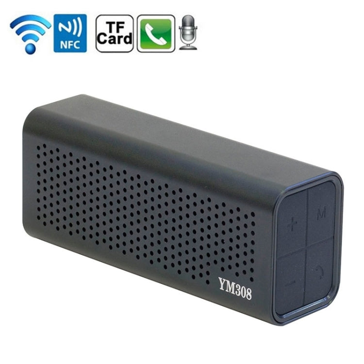 YM-308 Portable Rechargeable NFC Bluetooth Speaker, Support TF Card