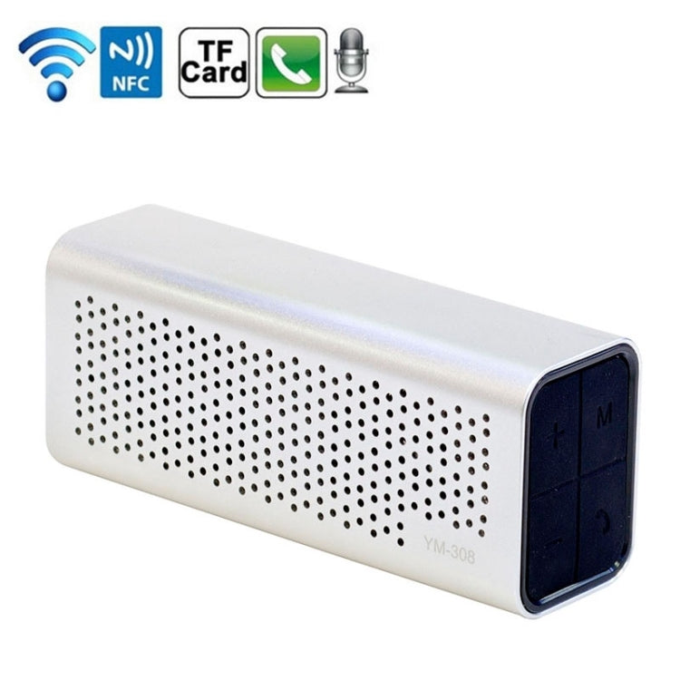 YM-308 Portable Rechargeable NFC Bluetooth Speaker, Support TF Card