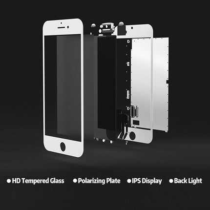 LCD Screen with Frame for iPhone 6 Plus, 3 in 1 for i6 Plus White, 3 in 1 for i6 Plus Black
