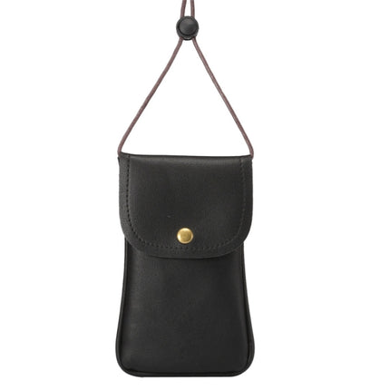 Universal Vertical PU Leather Case / Phone Leather Bag with String