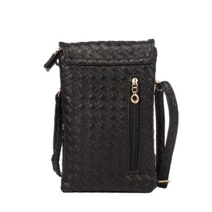 Woven Texture Universal Vertical Style Universal PU Leather Carrying Bag for iPhone 6s Plus / 6 Plus, Galaxy Note 5 & Note 4 & Note 3 / A8 / S6 edge / S6 edge+, Huawei P8 / P7 / Honor 6 Plus