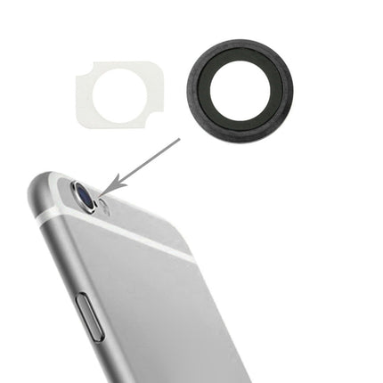 10 Pairs / Set Rear Camera Lens Ring + Flashlight Bracker for iPhone 6 Plus & 6s Plus, Rose Gold, For iPhone 6 Plus