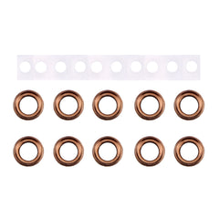 10 Pairs / Set Rear Camera Lens Ring + Flashlight Bracker for iPhone 6 Plus & 6s Plus, Rose Gold, For iPhone 6 Plus