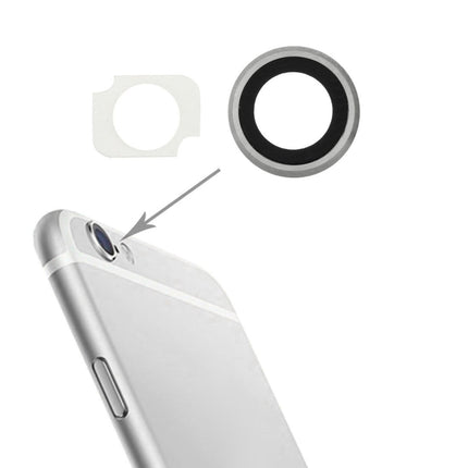 10 Pairs / Set Rear Camera Lens Ring + Flashlight Bracker for iPhone 6 Plus & 6s Plus, Rose Gold, For iPhone 6 Plus