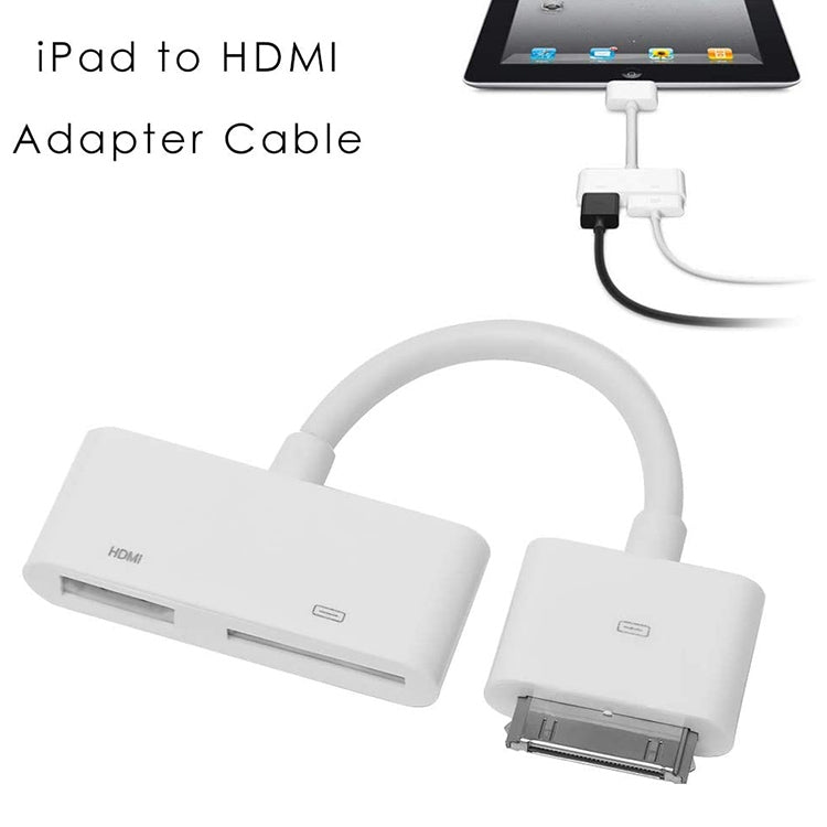 Digital AV HDMI Adapter to HDTV For New iPad (iPad 3) / iPad 2 / iPad / iPhone 4 & 4S / iPod Touch 4