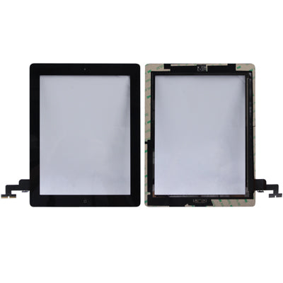 Touch Panel (Controller Button + Home Key Button PCB Membrane Flex Cable + Touch Panel Installation Adhesive) for iPad 2 / A1395 / A1396 / A1397 , For iPad 2+Adhesive, For iPad 2 + Adhesive