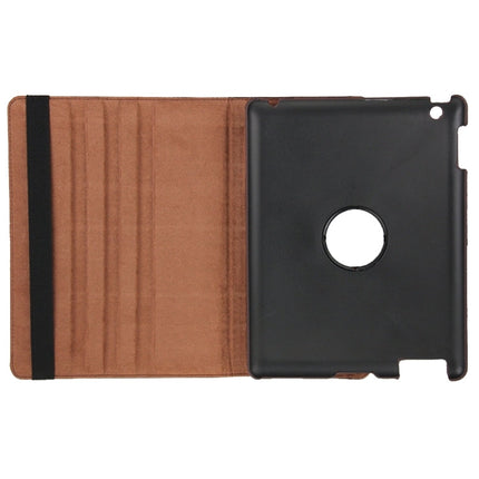 360 Degree Rotatable Leather Case with Sleep / Wake-up Function & Holder for New iPad (iPad 3), Sapphire Blue, For New iPad (iPad 3)