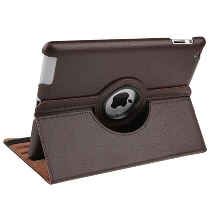 360 Degree Rotatable Leather Case with Sleep / Wake-up Function & Holder for New iPad (iPad 3), Sapphire Blue, For New iPad (iPad 3)