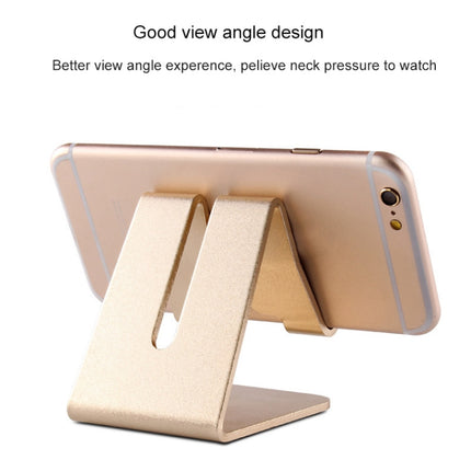 Aluminum Stand Desktop Holder for iPad, iPhone, Galaxy, Huawei, Xiaomi, HTC, Sony, and other Mobile Phones or Tablets