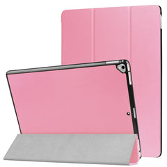 Custer Texture Horizontal Flip Smart Leather Case with 3-folding Holder  & Sleep / Wake-up Function for iPad ro 12.9 inch 2017 / 2015, For iPad Pro 12.9 inch, iPad Pro 12.9 inch