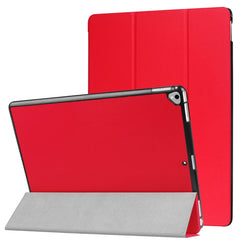 Custer Texture Horizontal Flip Smart Leather Case with 3-folding Holder  & Sleep / Wake-up Function for iPad ro 12.9 inch 2017 / 2015, For iPad Pro 12.9 inch, iPad Pro 12.9 inch