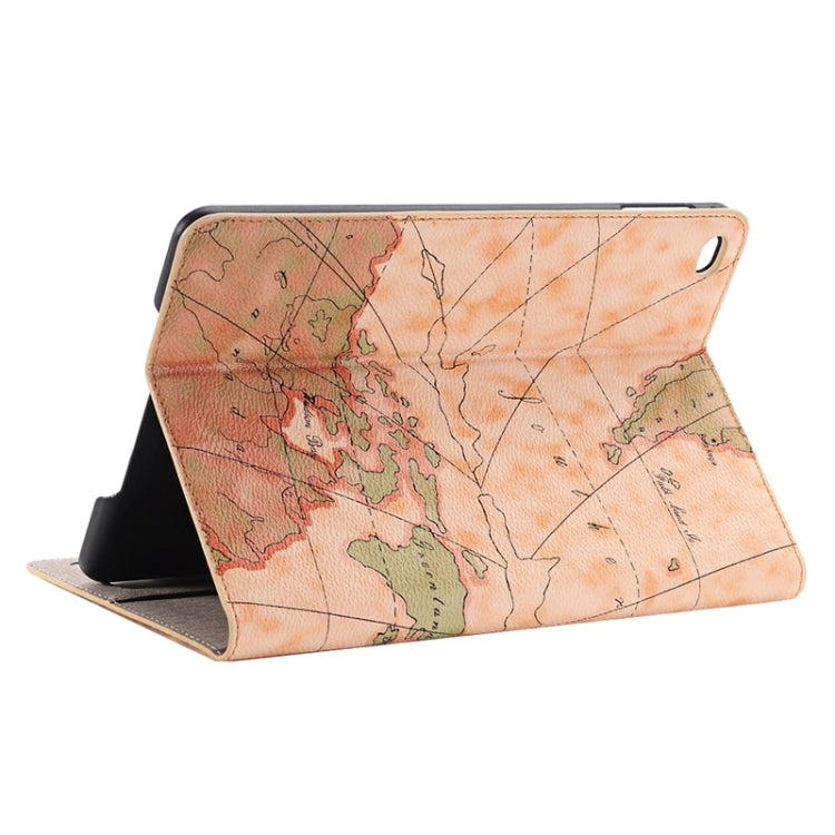 Map Pattern Horizontal Flip Leather Case with Holder & Card Slots & Wallet for iPad Pro 12.9 inch, Random Pattern Delivery, S-IPRO-1062A, S-IPRO-1062B, S-IPRO-1062C