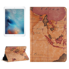 Map Pattern Horizontal Flip Leather Case with Holder & Card Slots & Wallet for iPad Pro 12.9 inch, Random Pattern Delivery, S-IPRO-1062A, S-IPRO-1062B, S-IPRO-1062C